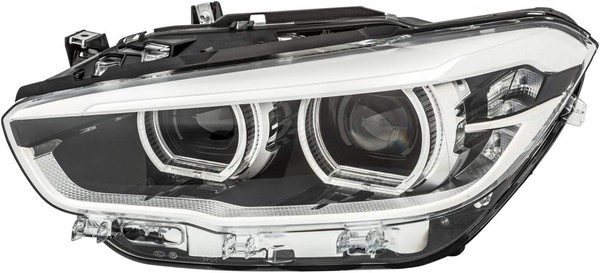 BMW 1Er F20 F21 Scheinwerfer Links LED Schwarz 15-19 Fahrer OEM Hella-image