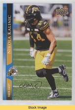 2021 Upper Deck CFL Blue Nikola Kalinic #164 READ 11q6