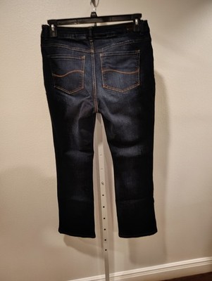 Lee Curvy Fit Bootcut Women's Jeans Size 12 Medium 5 Pocket Stretch Zip Fly