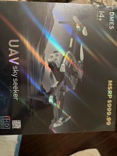 Sky seeker UAV drone with three 4k hd photo cameras and obstacle avoidance