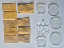 Lot Of 22 Lab Convex Concave Glass Lenses Photonics All Sizes Barnett Optical