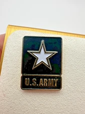 U.S. Army Pin Enamel Lapel Badge Military Star Logo Patriotic Veteran ⭐