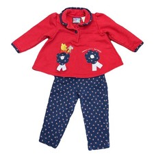 Y2K DISNEY Pooh 100 Acre Collection Embroidered Sweater  Pants Outfit 18 Mos