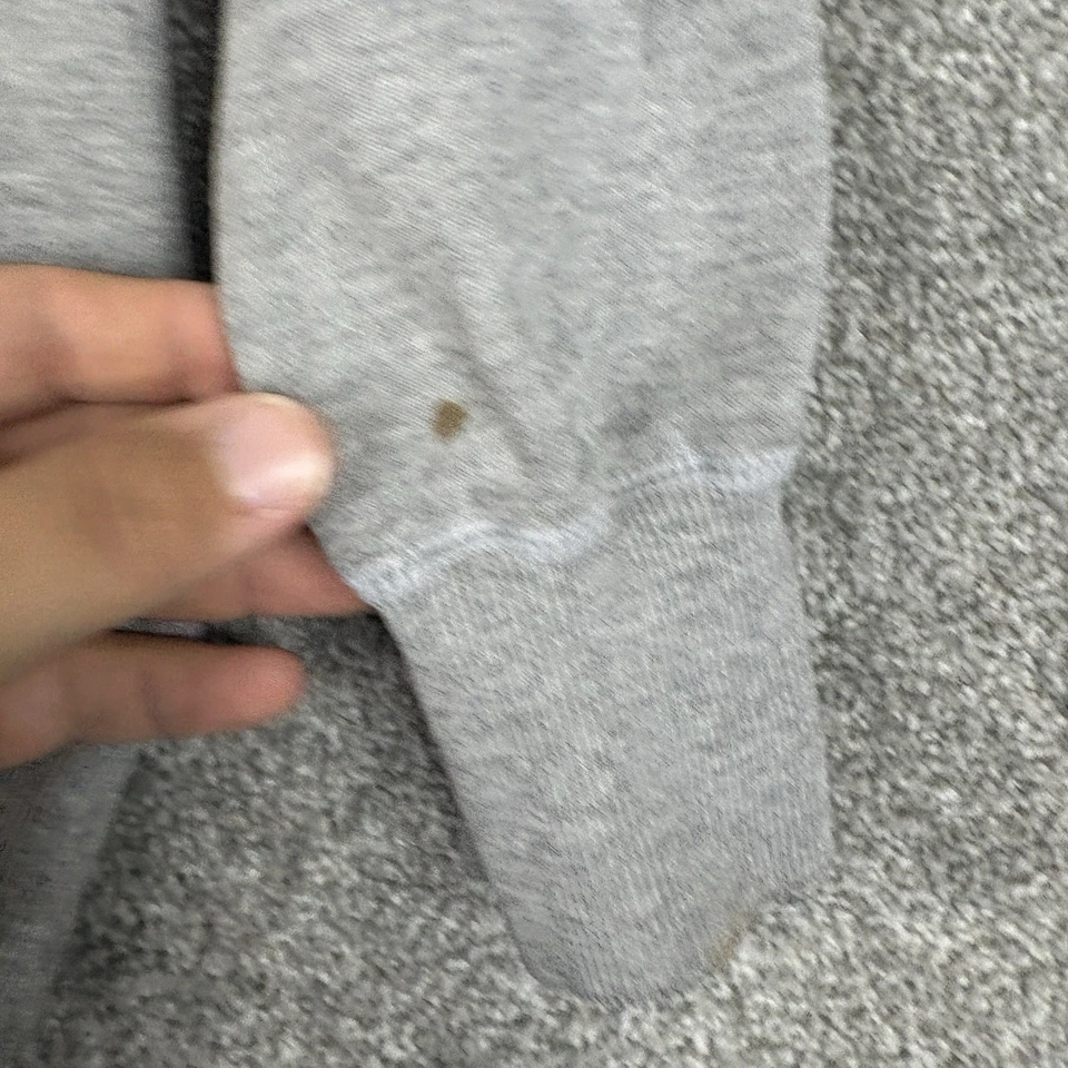 Boston Red Sox Nike Center Swoosh Sudadera con Capucha Para Hombres M Gris Estilo Y2K Béisbol MLB Foto 4 de 4