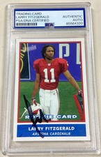 Larry Fitzgerald 2004 Topps Bazooka Signed Autograph Auto Rookie Card RC PSA/DNA
