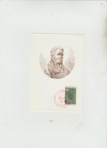 France 1972  FDC/Maxi Card  Red Cross issue  good condition