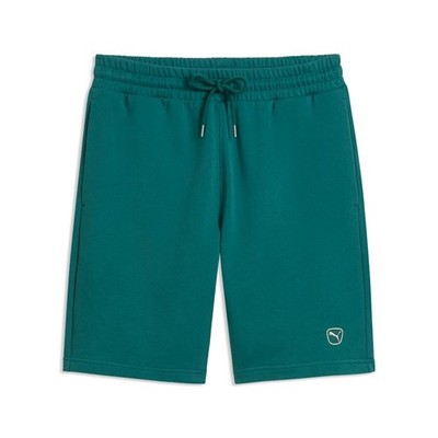 Puma Herren Shorts Essentials Elevated - Baumwolle, elastischer Bund, Alpine Snow Taschen
