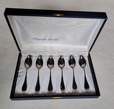SET SERVIZIO DI 6 SEI CUCCHIAINI da caffè in argento 800 silver  gr. 71,90