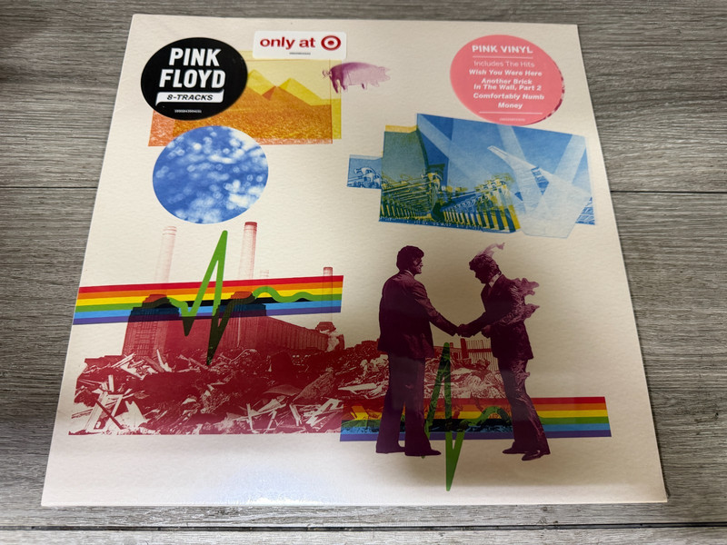Pink Floyd ~ 8-Tracks ~ Pink Vinyl LP Only At Target Snowy White READ