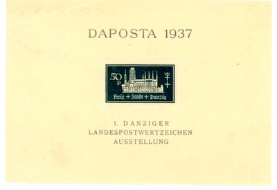 DANZIG--Souvenir Sheet Scott #221