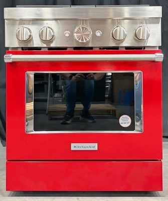 KitchenAid Commercial-Style KFGC500JPA 30 Inch Freestanding Gas Smart Range