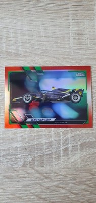 Topps F1 Chrome 2021 Dan Ticktum #124 Red Green Parallel