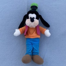 Vtg Disney Parks 10  Goofy Plush - Authentic Original Disneyland Disney World