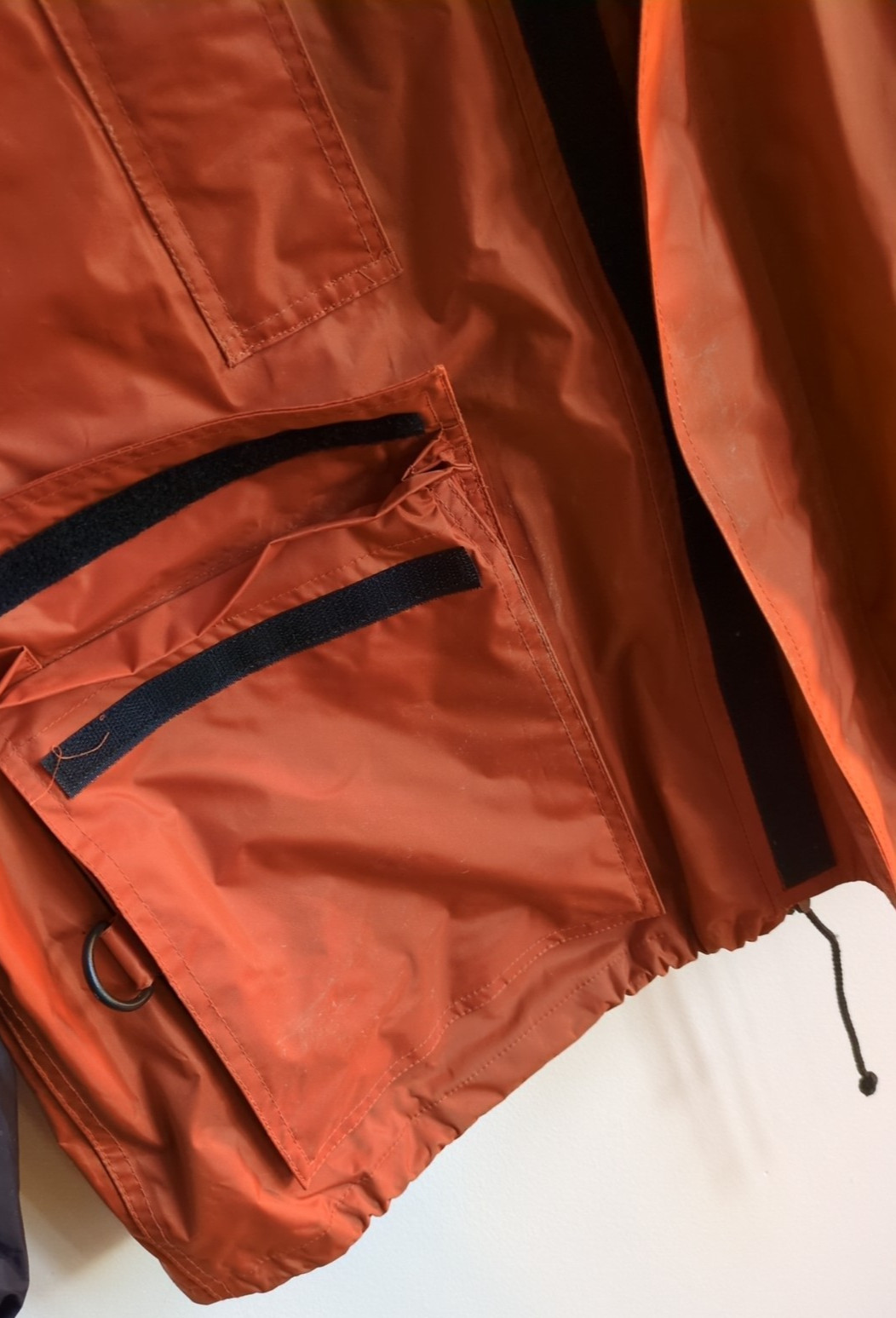 Harley Davidson Rain Suit Mens L Jacket Pants Reinforced Black Orange High Vis