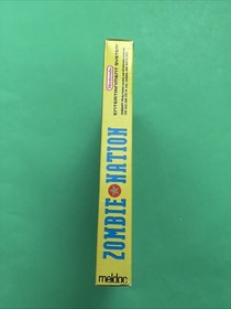 BOX / Inserts Only Zombie Nation For Nintendo Nes