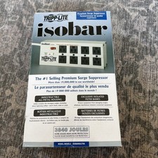 TRIPP LITE ISOBAR ULTRA Surge Protector Strip 8 Outlet Gray