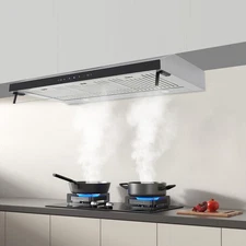 Under Cabinet Range Hood, Kitchen Vent Hood, Slim Kitchen Range Hood