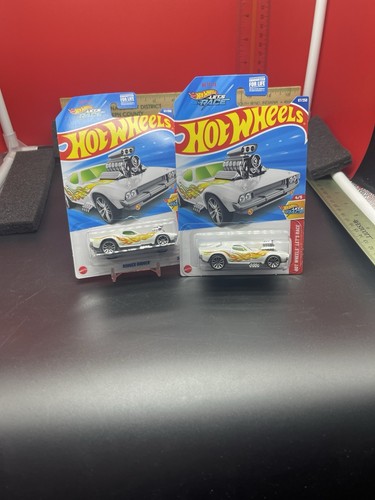 VHTF 2025 Hot Wheels Let’s Race White Flames Rodger Dodger ~ FREE SAME DAY SHIP - Picture 1 of 7