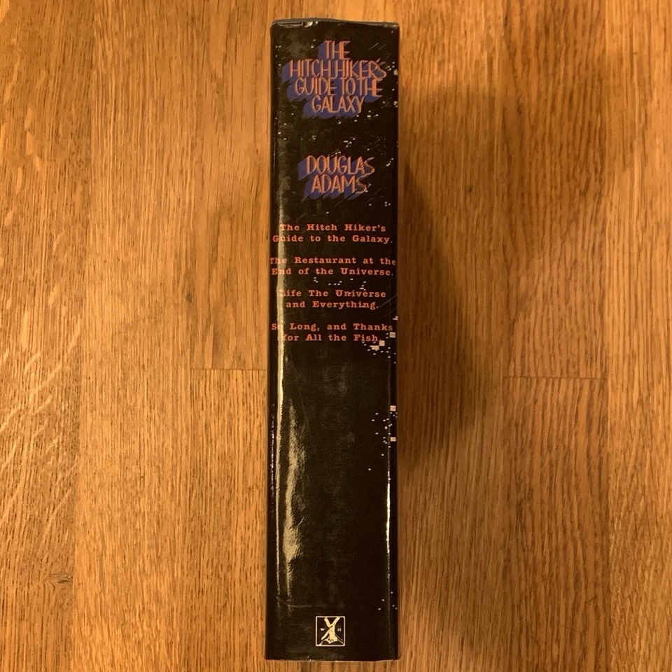 HITCH HIKER'S GUIDE TO THE GALAXY by Douglas Adams HC DJ 1986 UK Edition Omnibus - Image 4 of 4