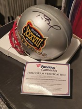 Tom Brady auto mini helmet Superbowl 38 MVP New England Patriots 2004 Fanatics