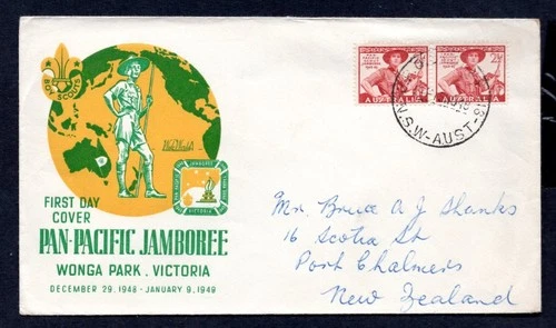 Australia - 1948 Pan Pacific Scout Jamboree First Day Cover