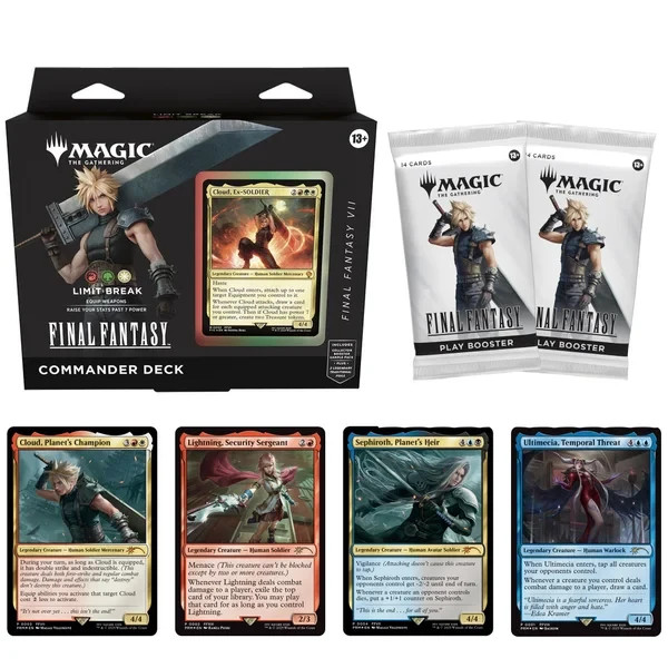 mtg final fantasy commander bundle Amazon.com: Magic: The Gathering Collector's Edition Final Fantasy X Commander Deck