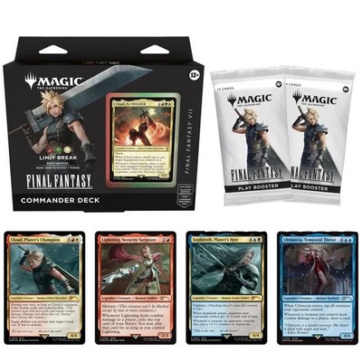 FINAL FANTASY Deluxe Commander Kit Limit Break FF7 VII Cloud MTG