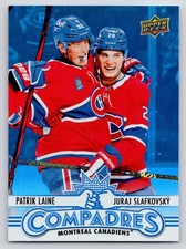 2025-26 Upper Deck #CM-8 Patrik Laine / Juraj Slafkovsky Compadres