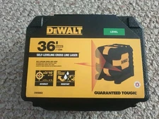 *DeWalt DW08802 36ft Self-leveling Cross Line Laser Level NEW