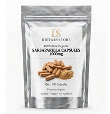 100 Organic Sarsaparilla Root 1000mg Anantmool 100 Capsules Natural Vegan