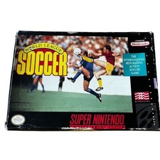 Super Nintendo World League Soccer Game 