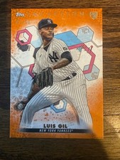 2022 Topps Inception Orange Rookie Luis Gil #/50 New York Yankees