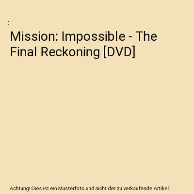 Mission: Impossible - The Final Reckoning [DVD]