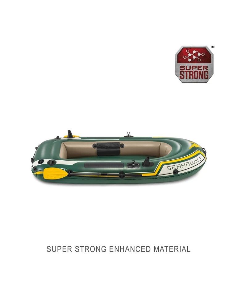 Intex Seahawk 2-Person Inflatable Boat Set - Image 3 of 4