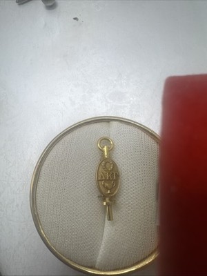 Vintage Gold Filled Delta Kappa Gamma Sorority Key Pin Brooch