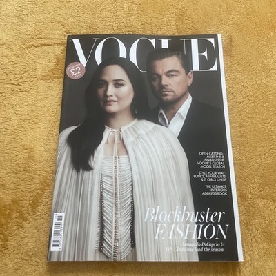VOGUE UK Magazine October 2023 LEONARDO DI CAPRIO & LILY GLADSTONE Cover