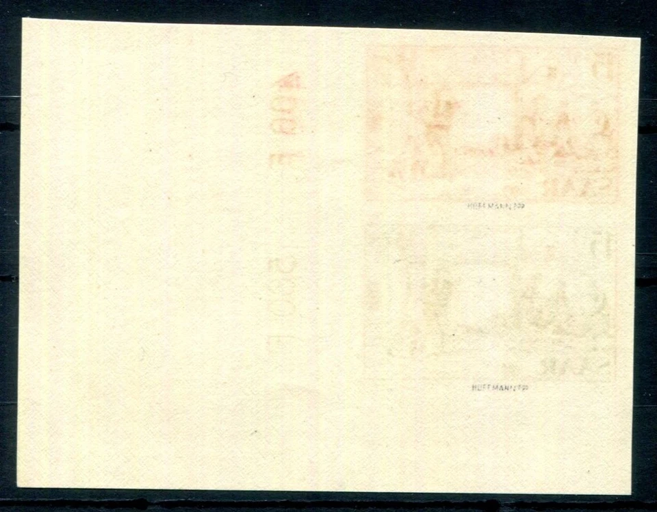 SAAR 1950 370P1 ** MNH FLAWLESS UNPERFORATED PAIR COLOR PROOF (H2340 - Image 2 of 2