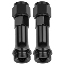 Redhorse Carburetor Fuel Inlet Fitting 5100-06-2; Adapter Black -06AN to 7/8-20