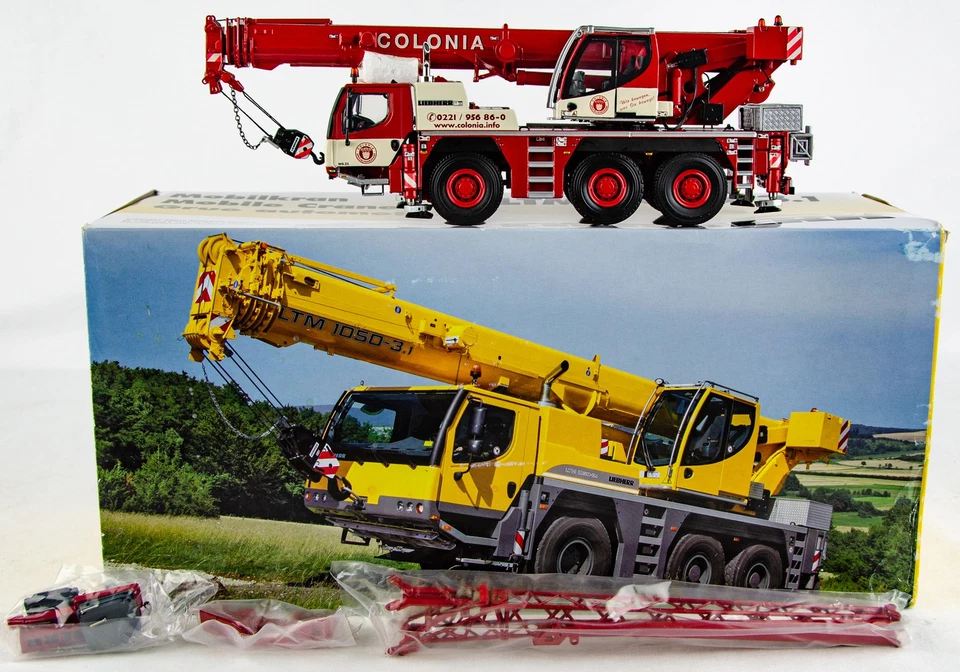 WSI Colonia Liebherr Mobile Extending Crane 1:50 Scale Diecast Model Truck - Image 2 of 4