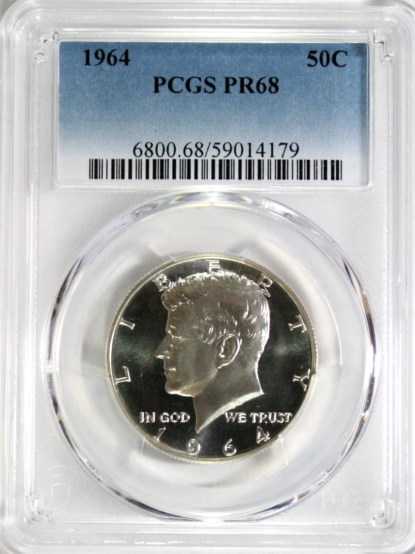 1964 Proof PCGS Certified Kennedy US Half Dollars (1964-Now) for