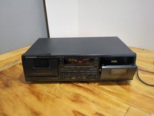 Pioneer CT-W602R Stereo Dual Cassette Deck - PARTS OR REPAIR