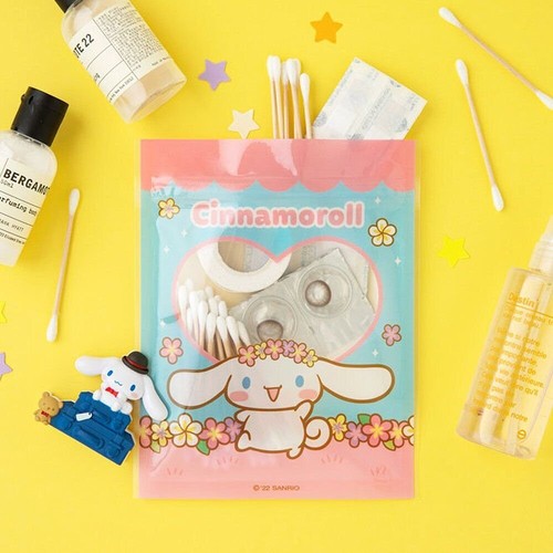 Juego de 10 piezas de bolsa con cremallera reutilizable con ventana de corazón de personajes Sanrio - Imagen 4 de 19