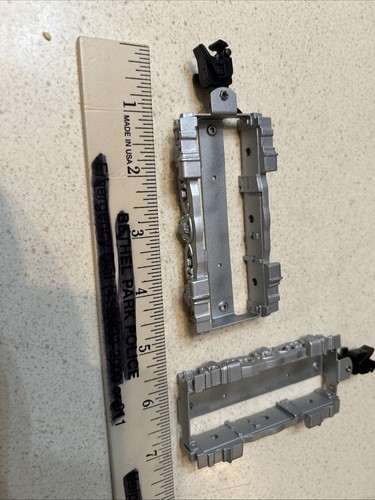 2 American Flyer Gilbert S Gauge 6 Wheel Diesel Silver Truck Frames W Couplers - Afbeelding 19 van 24