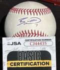 BOBBY WITT JR. signed OML Snow White Baseball JSA COA CJ44435  KC Royals