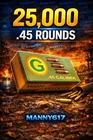 Fallout 76 – PS4 / PS5 .45 Rounds x25,000