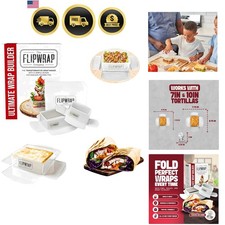 The Flipwrap Tortilla Wrap Maker Kit | Ultimate Wrap Builder for 7" and 10" T...