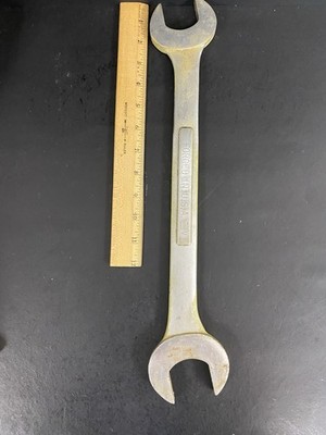 Vintage 16-1/4  Craftsman Double Open Ended Wrench  1-7/16  x 1-3/8'' Forged USA