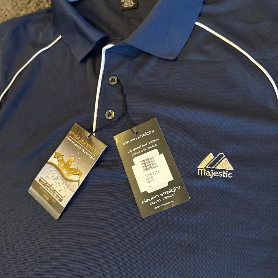 Camisa de golf Byron Nelson Eleven recta para hombre talla grande NUEVA NUEVA CON ETIQUETAS majestuosa Foto 2 de 4