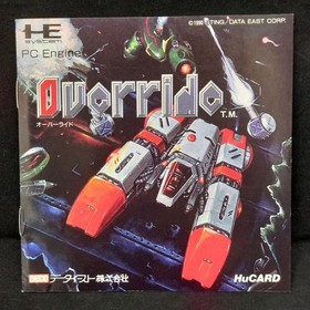 Data East Override PC Engine Soft Used