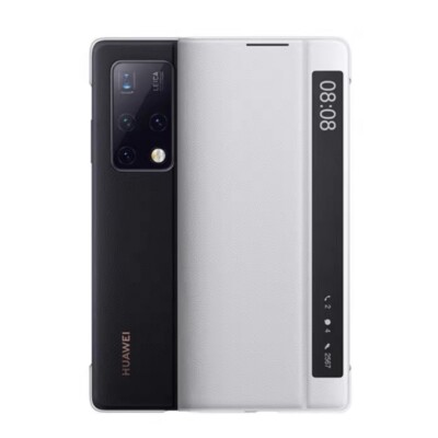 Simple Luxury PU Leather Smart View Flip Case Cover For HUAWEI Mate X2